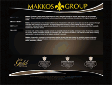 Tablet Screenshot of makkosgroup.com